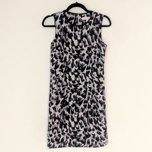 Abstract leopard print dress